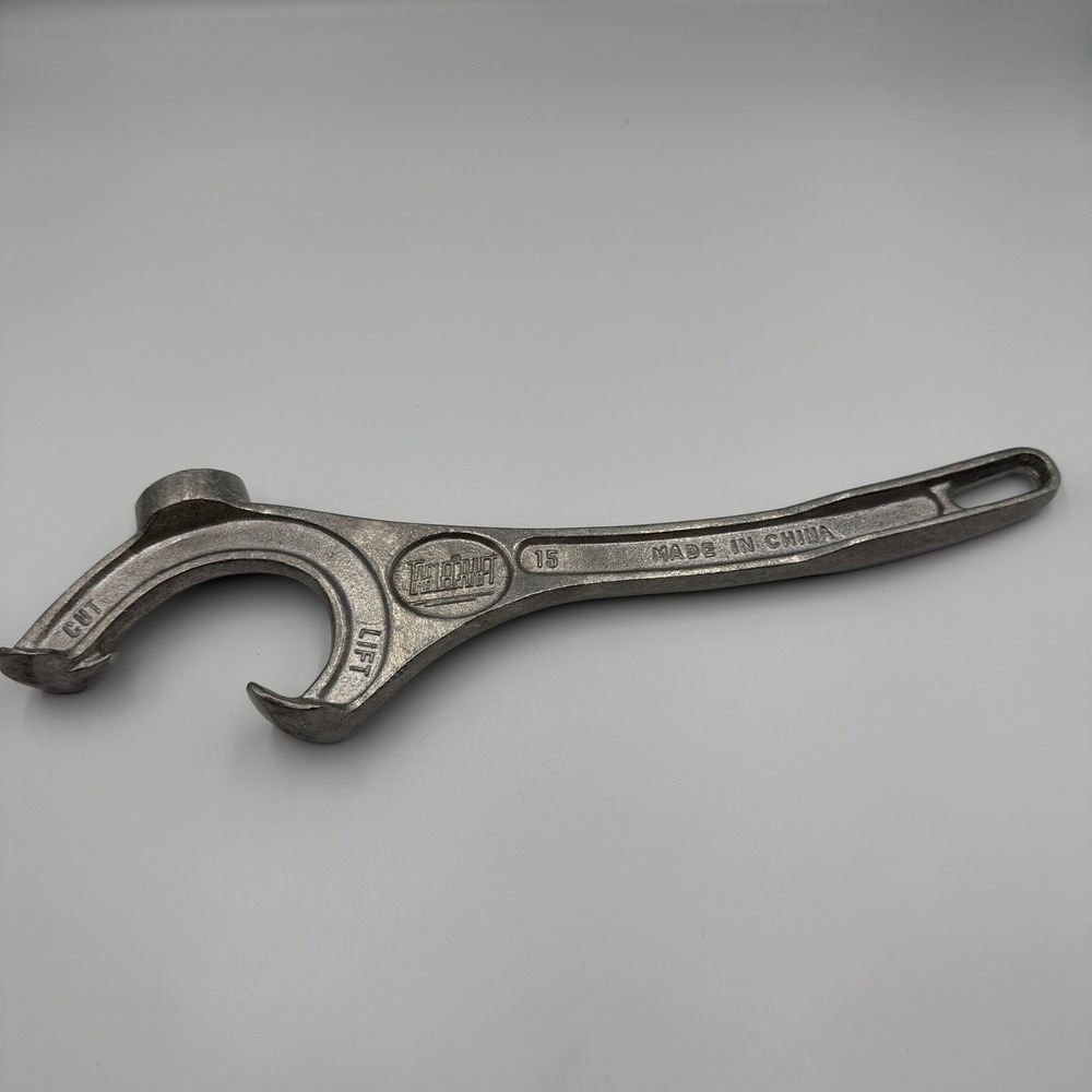 Tablecraft 15 16" Cast Aluminum Pail Opener Bucket Lid Wrench Silver Tool